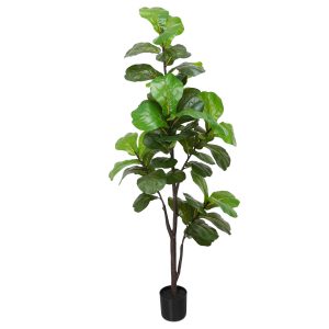Pertivery Fiddle Leaf Fig Tree 6ft Faux Plant With Pot-Oakwood Garden centre